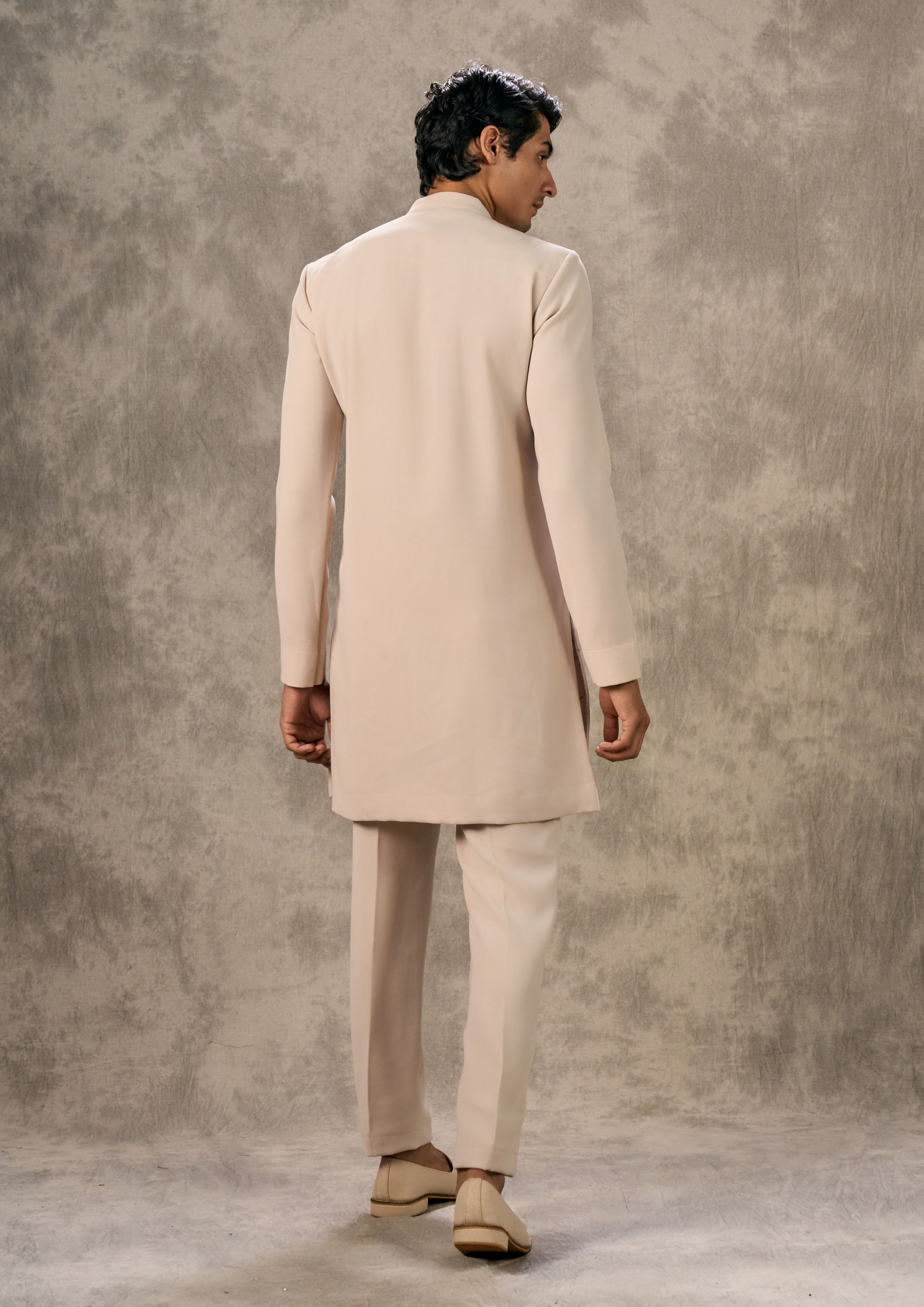 Twamev Men Beige Elegance Kurta Pant