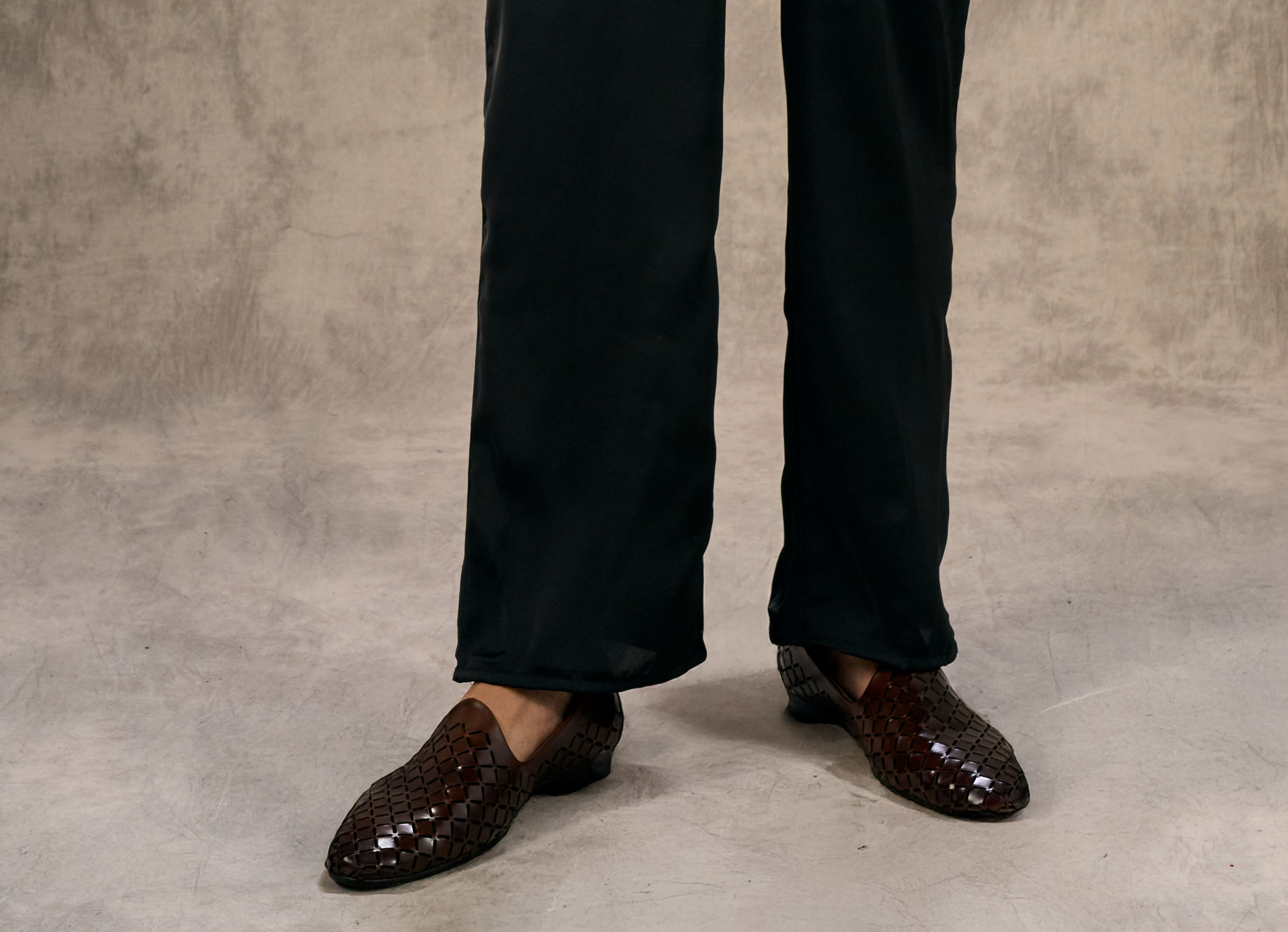 Twamev Men Black Satin Kurta Churidar