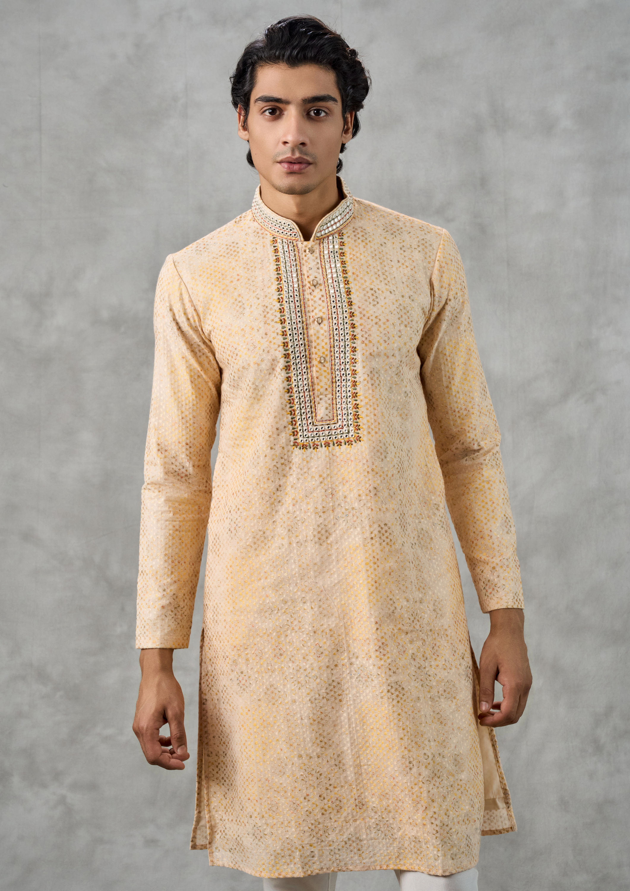 Twamev Men Sunny Elegance Kurta Churidar