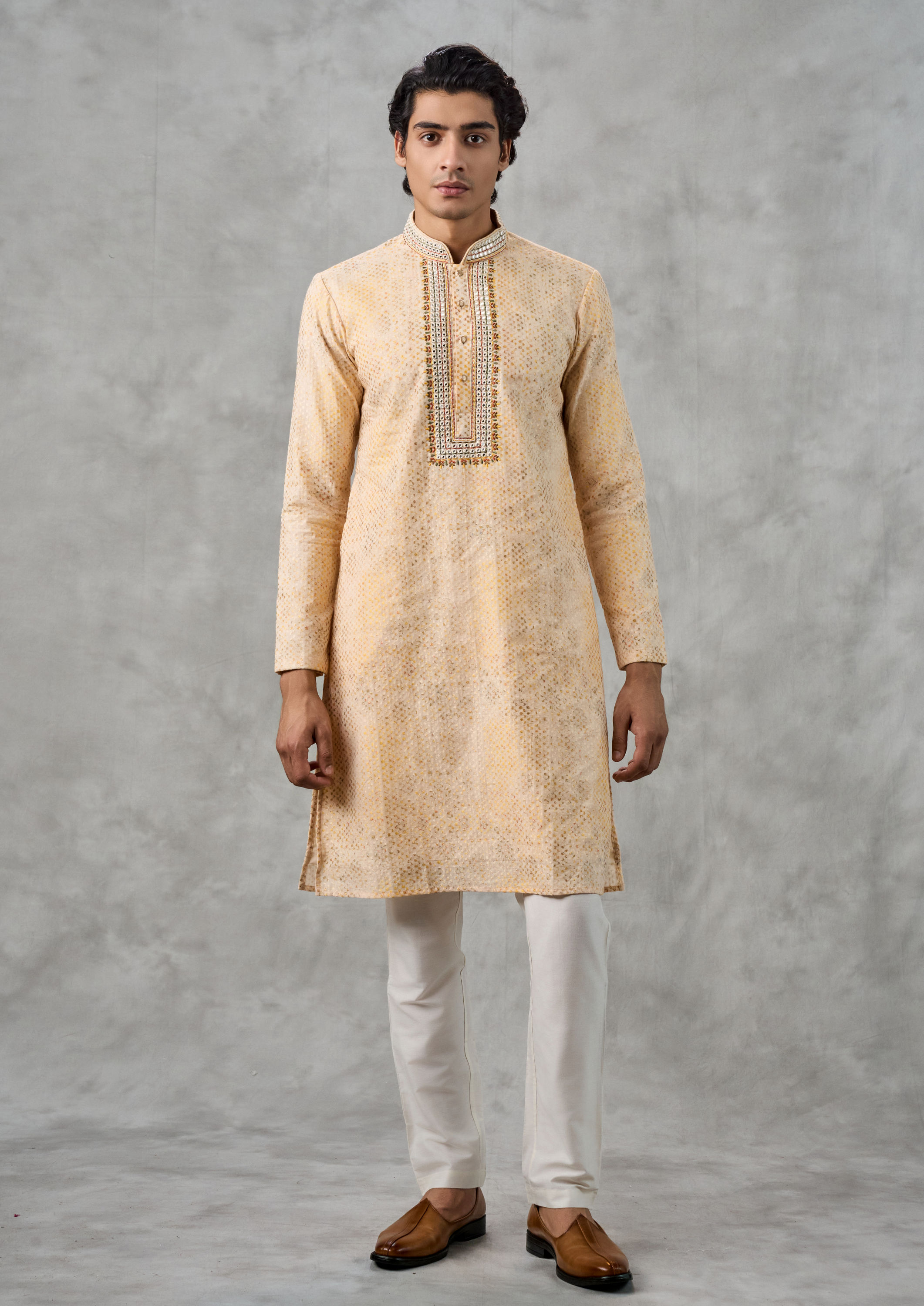Twamev Men Sunny Elegance Kurta Churidar