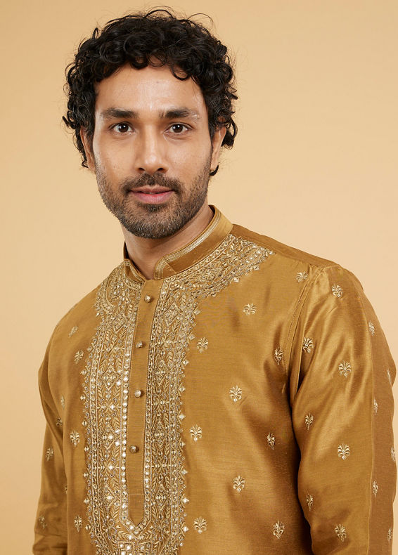 Twamev Men Emerald Elegance Kurta Pajama