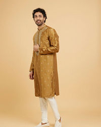 Twamev Men Emerald Elegance Kurta Pajama