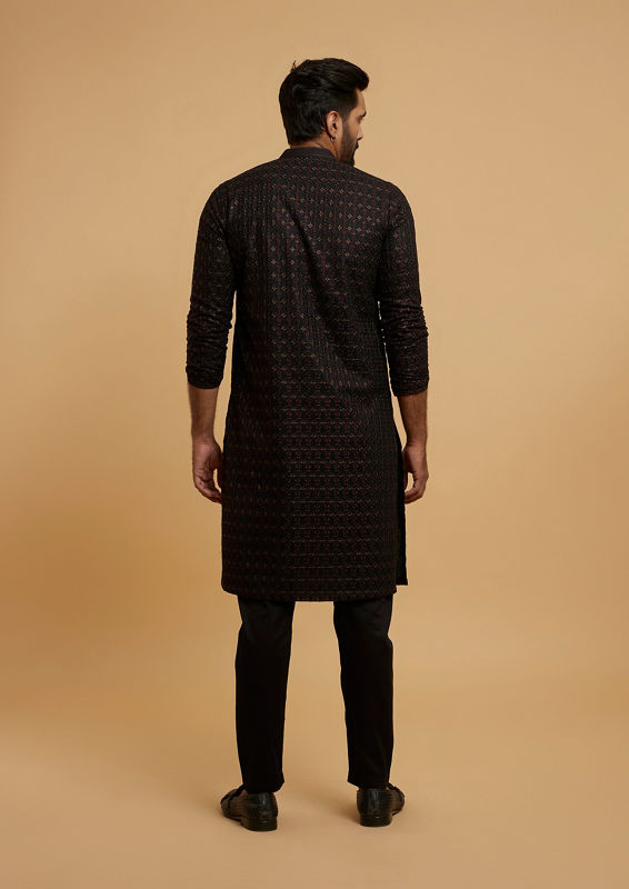 Twamev Men Emerald Splendour Kurta Pajama