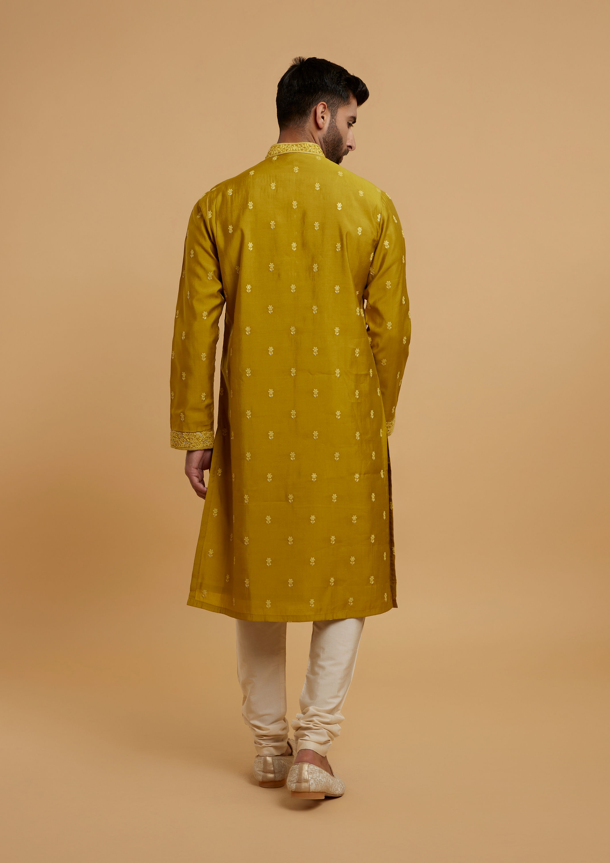 Twamev Men Emerald Elegance Kurta Pajama