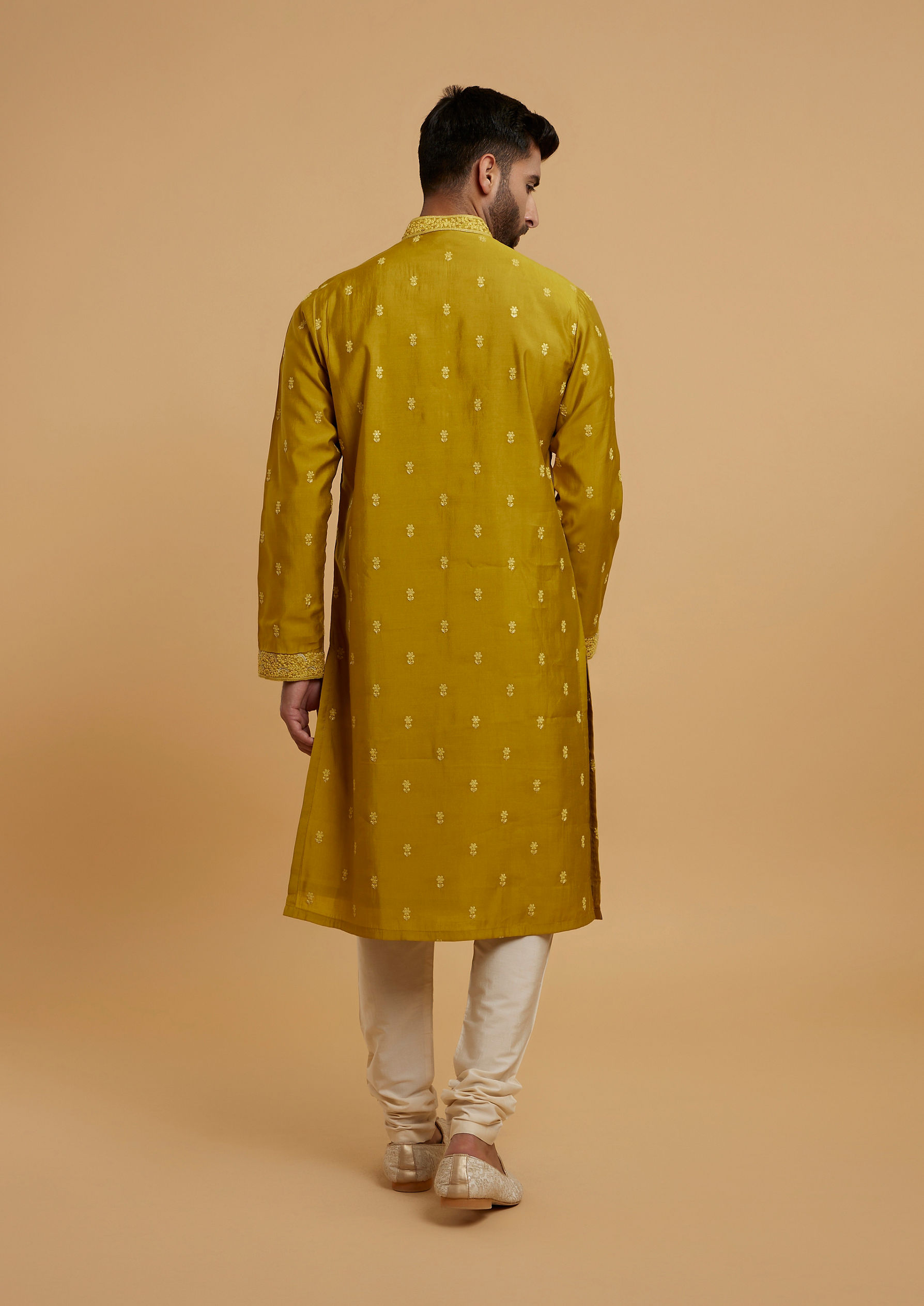 Twamev Men Emerald Elegance Kurta Pajama