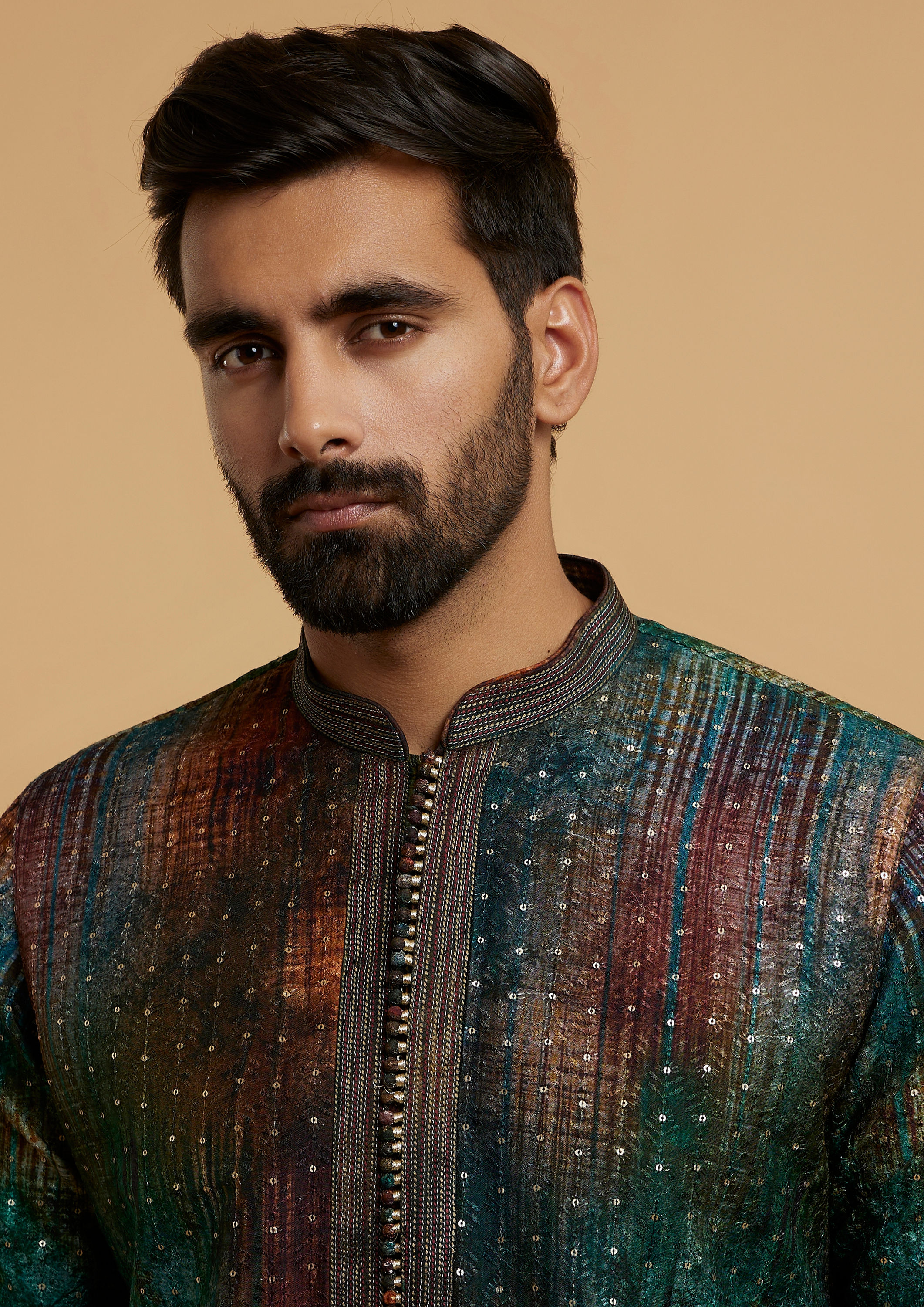 Twamev Men Teal Green Radiance Kurta Pajama