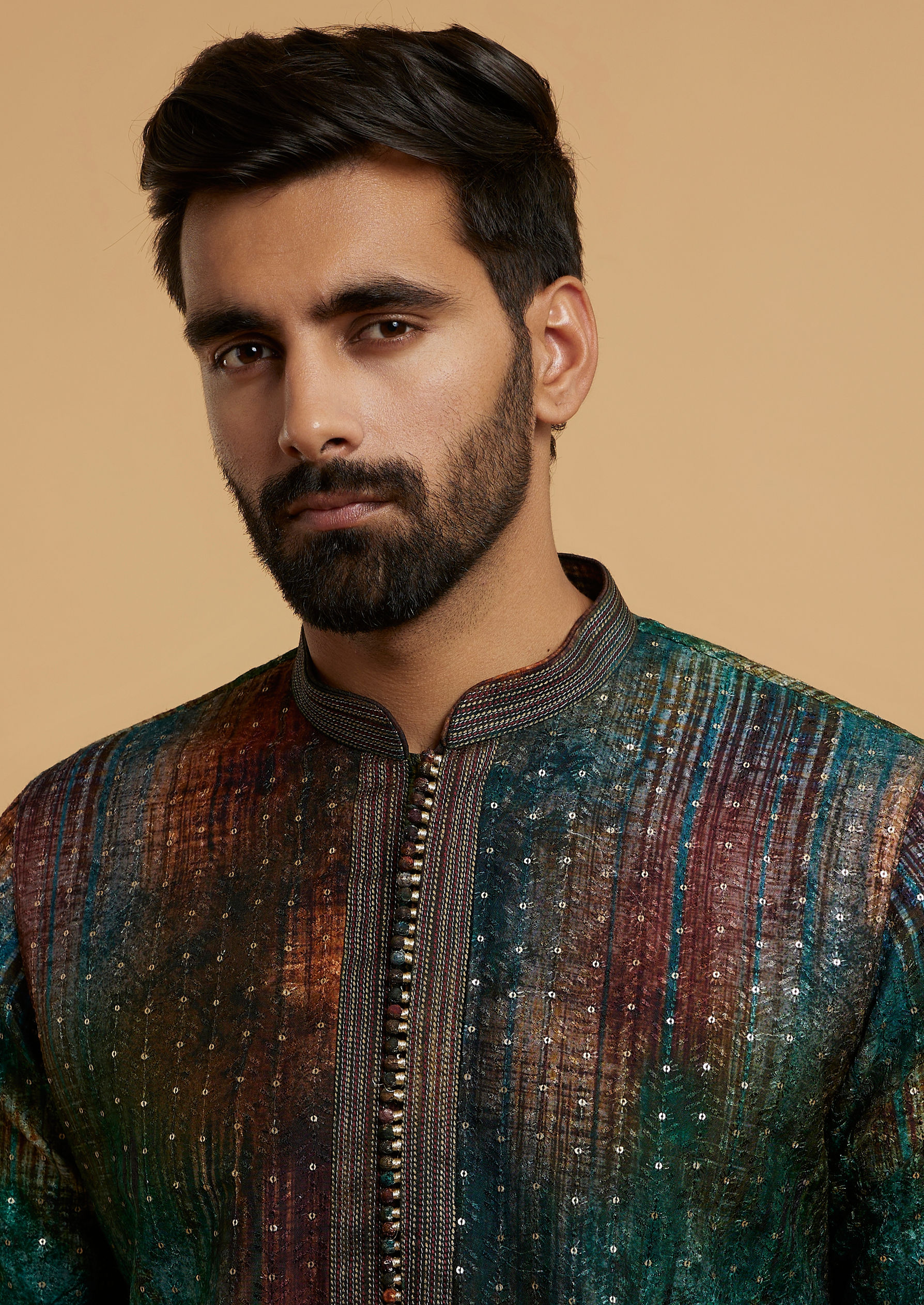 Twamev Men Teal Green Radiance Kurta Pajama