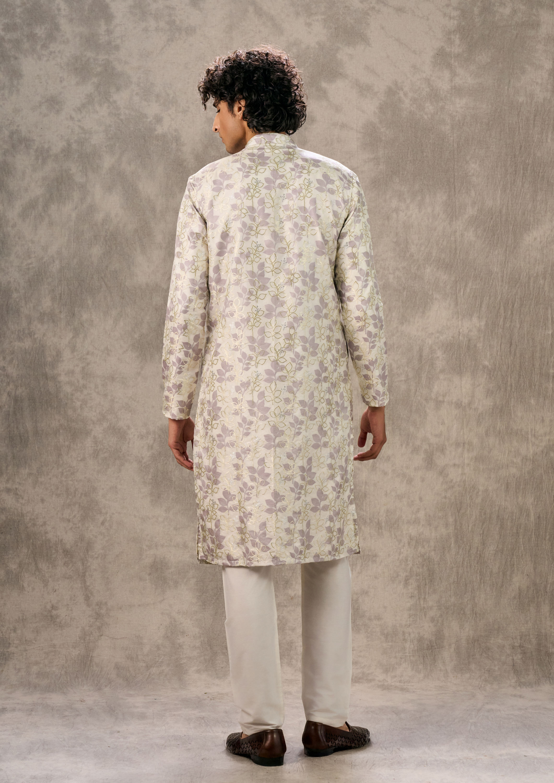 Twamev Men Regal Cream Kurta Pajama