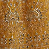 Mustard Georgette with Hand Embroidery and Sequins Lehenga