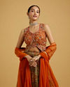 Mohey Women Mustard Elegance Lehenga