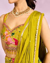 Mohey Women Gorgeous Lush Green Lehenga