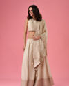 Cream Enchanting Lehenga