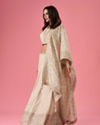 Mohey Women Cream Enchanting Lehenga