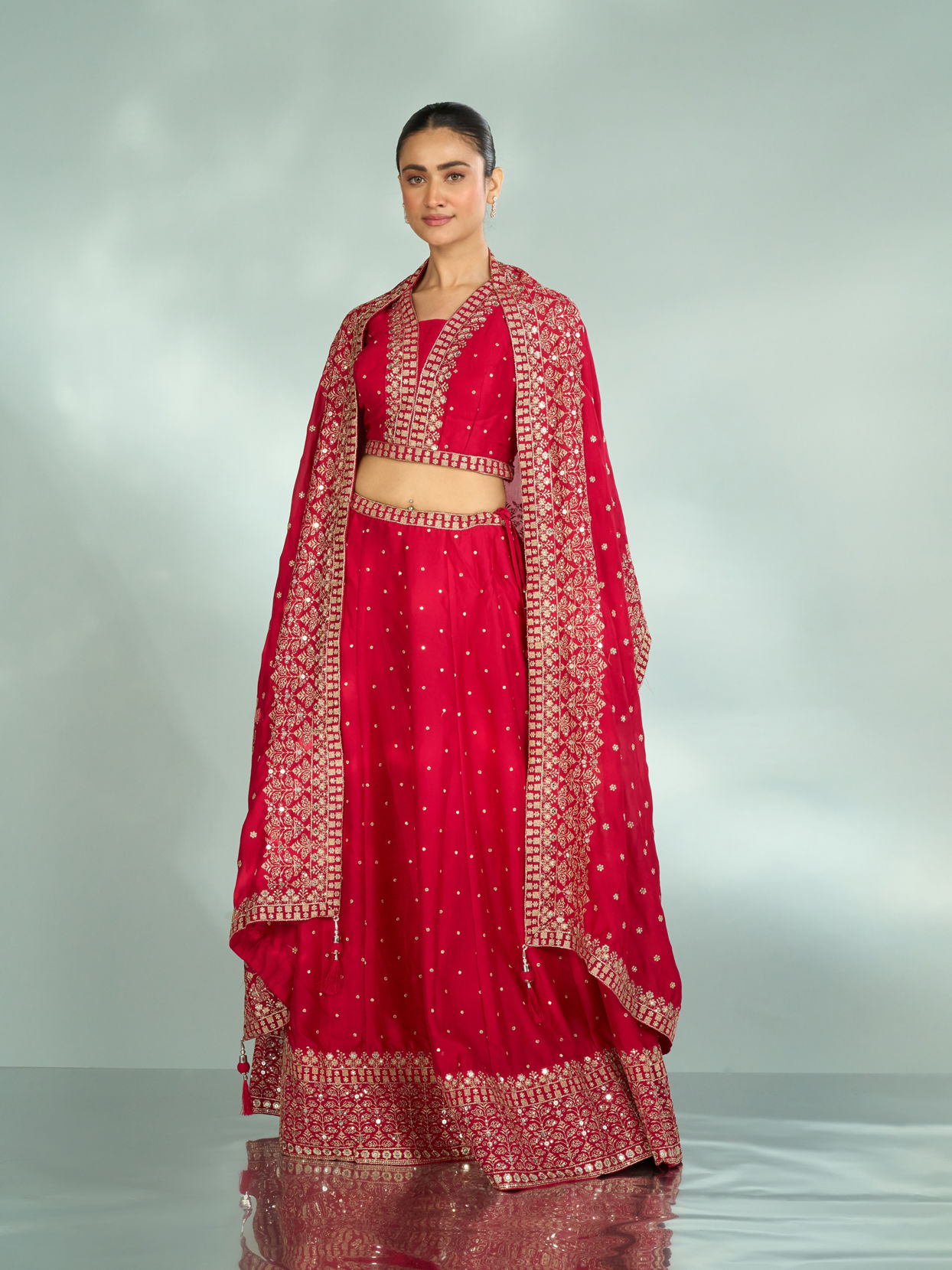 Mohey Women Rosy Rapture Lehenga