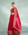 Mohey Women Rosy Rapture Art Silk Lehenga