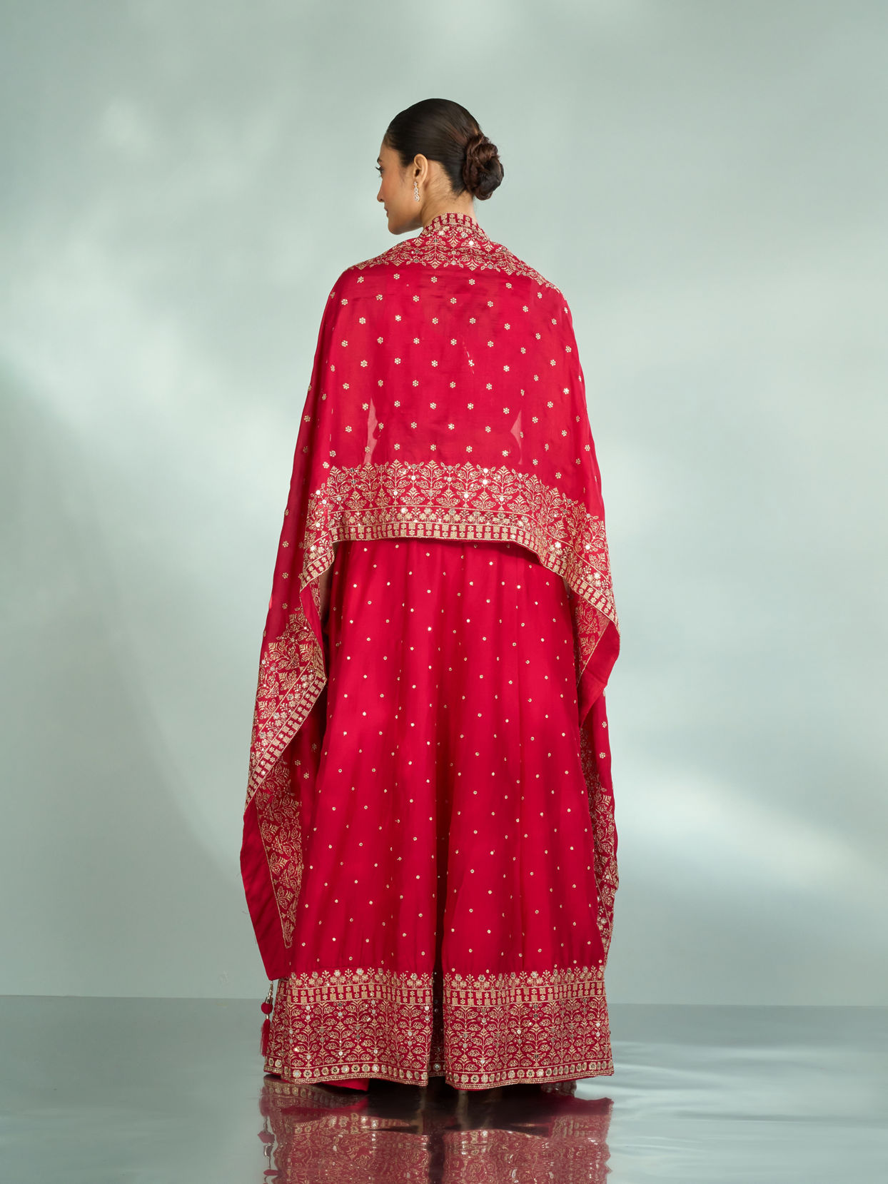 Mohey Women Rosy Rapture Art Silk Lehenga