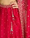 Mohey Women Rosy Rapture Art Silk Lehenga