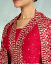 Mohey Women Rosy Rapture Art Silk Lehenga