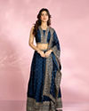 Blue Elegance Lehenga