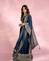 Mohey Women Blue Elegance Lehenga