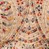 Cream Chinon Lehenga with Hand Embroidery