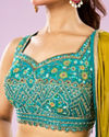 Mohey Women Emerald Bliss Lehenga
