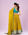 Mohey Women Emerald Bliss Lehenga