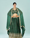 Emerald Elegance Lehenga