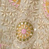 Cream Chinon Lehenga