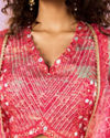 Mohey Women Gajree Pink Royal Lehenga