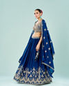 Mohey Women Ethereal Blue Lehenga Ensemble