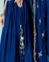 Mohey Women Ethereal Blue Lehenga Ensemble