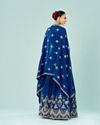 Mohey Women Ethereal Blue Lehenga Ensemble