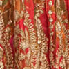 Flowery Glow Orange Lehenga