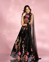 Mohey Women Black Essence Elegance Lehenga