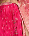 Mohey Women Royal Pink Elegance Lehenga