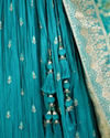 Mohey Women Emerald Elegance Lehenga