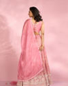 Mohey Women Pink Festive Elegance Lehenga