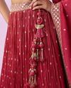 Mohey Women Celebratory Pink Lehenga