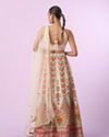Mohey Women Glistening Cream Elegance Lehenga