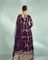 Mohey Women Wine Grandeur Georgette Anarkali Suit