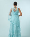 Mohey Women Radiant Azure Net Anarkali Suit