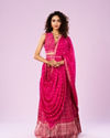 Elegance in Pink Lehenga Ensemble