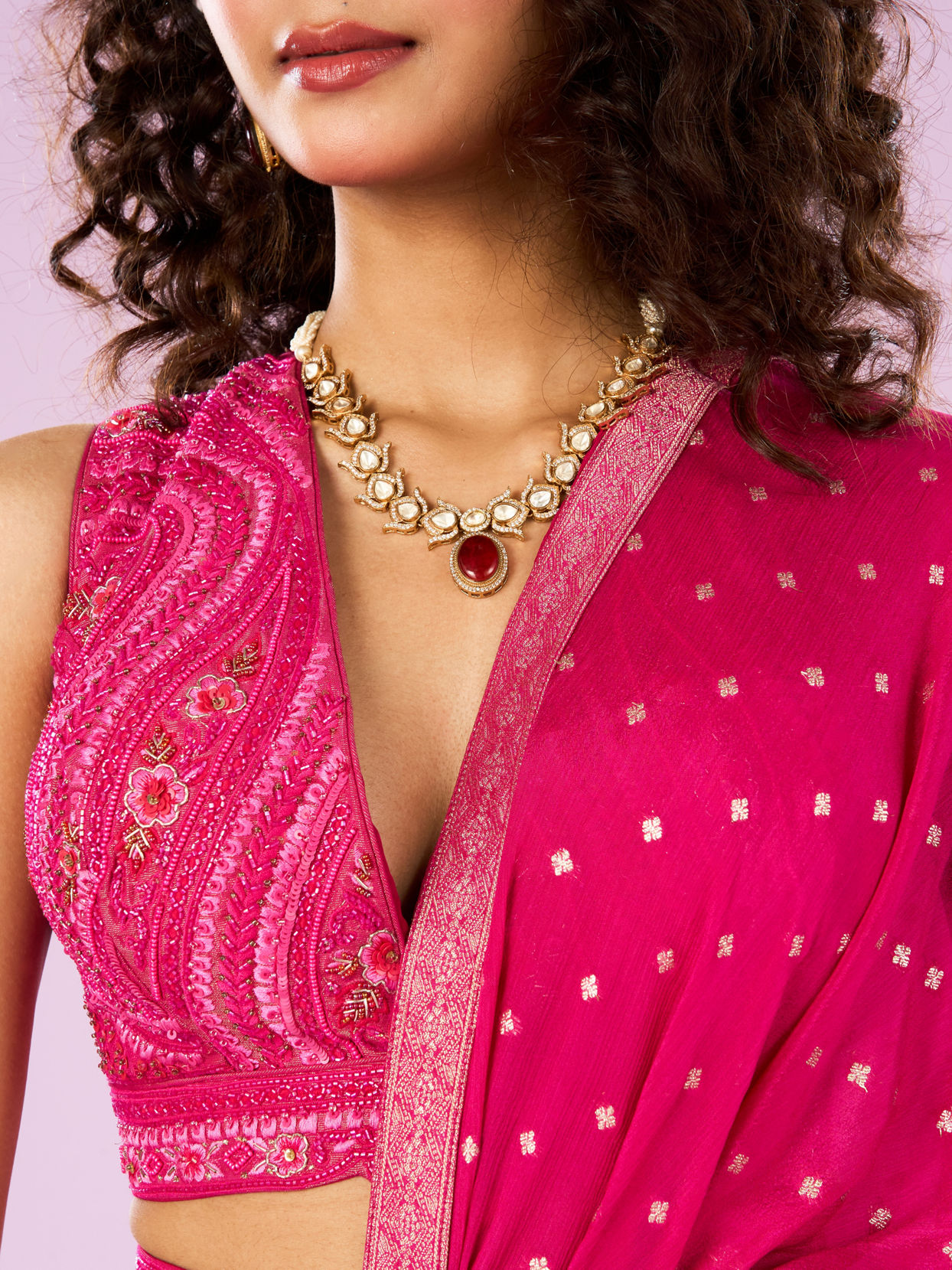 Mohey Women Elegance in Pink Lehenga Ensemble