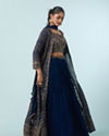 Mohey Women Blue Georgette Glory Indo Western