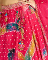 Mohey Women Ravishing Pink Ensemble Lehenga