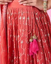 Mohey Women Gajree Pink Radiance Lehenga