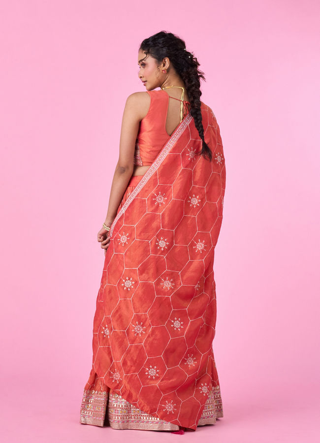 Mohey Women Gajree Pink Radiance Lehenga