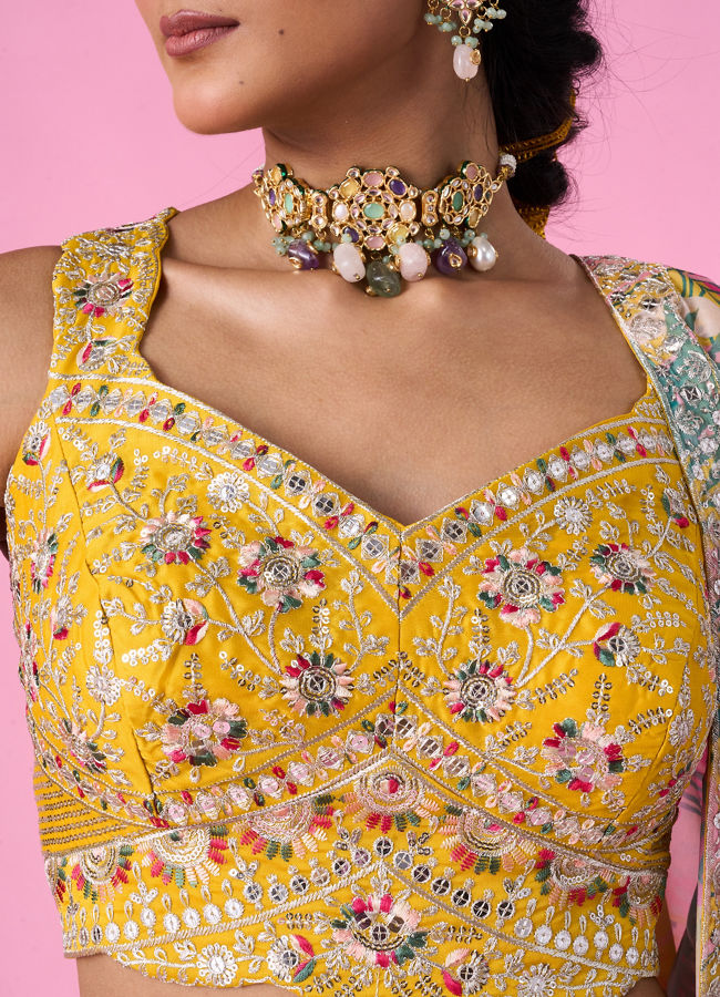 Mohey Women Sunshine Sparkle Lehenga