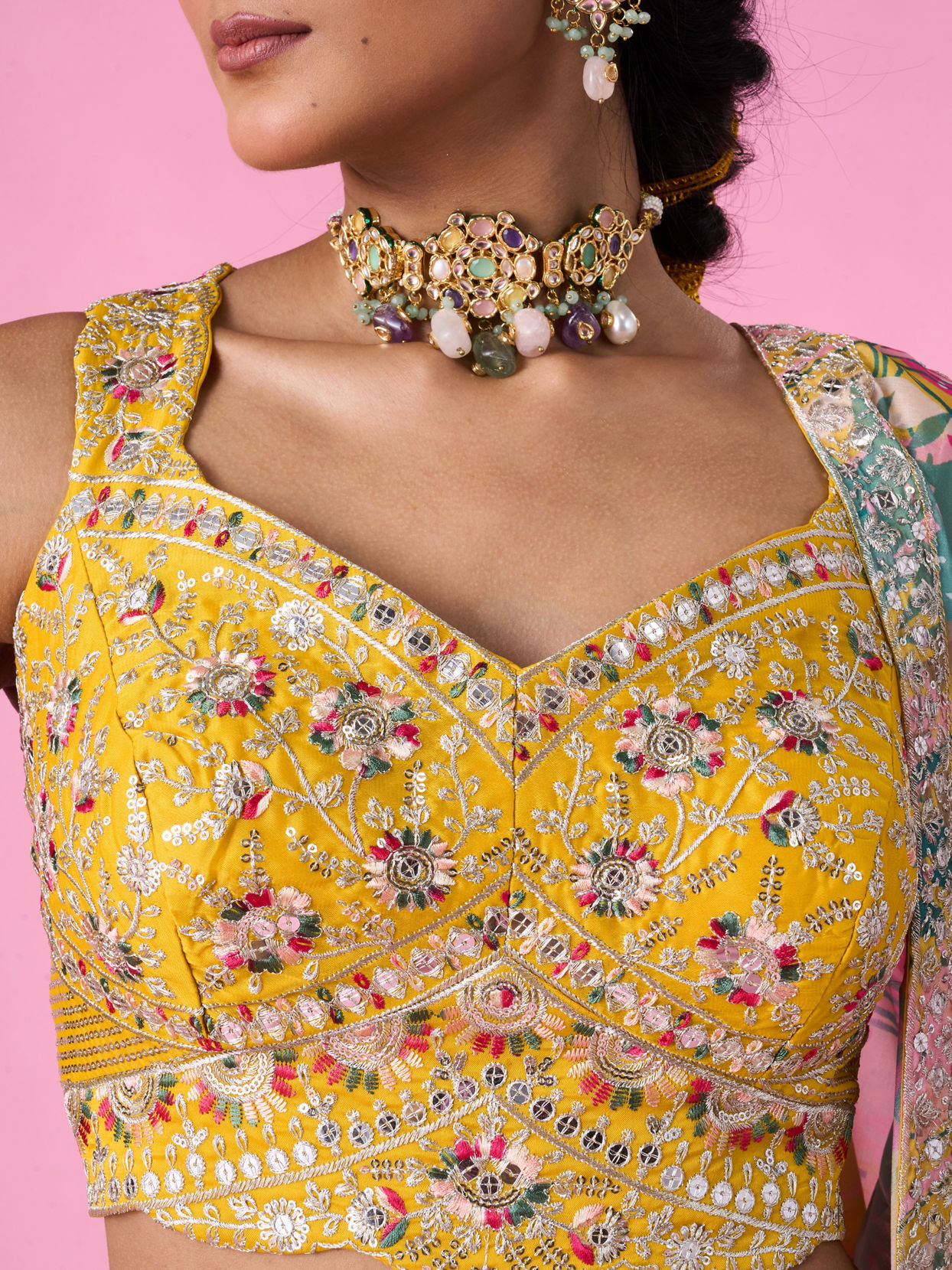 Mohey Women Sunshine Sparkle Lehenga